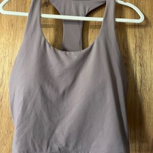 Vitality Women's Taupe Racerback Tank
